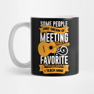 Music School Guitar Teacher Instructor Gift Mug